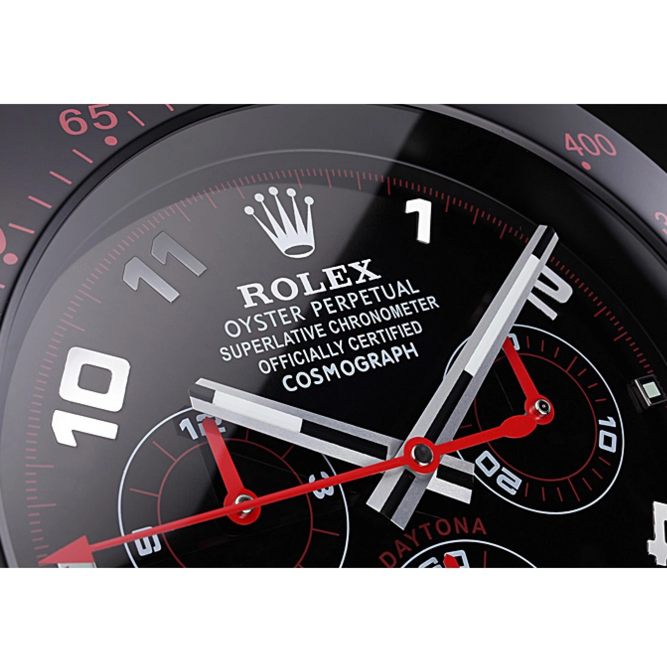 Aaa replica watch Clock Daytona Rolex Wall Cosmograph 621908 Black-Red 0717